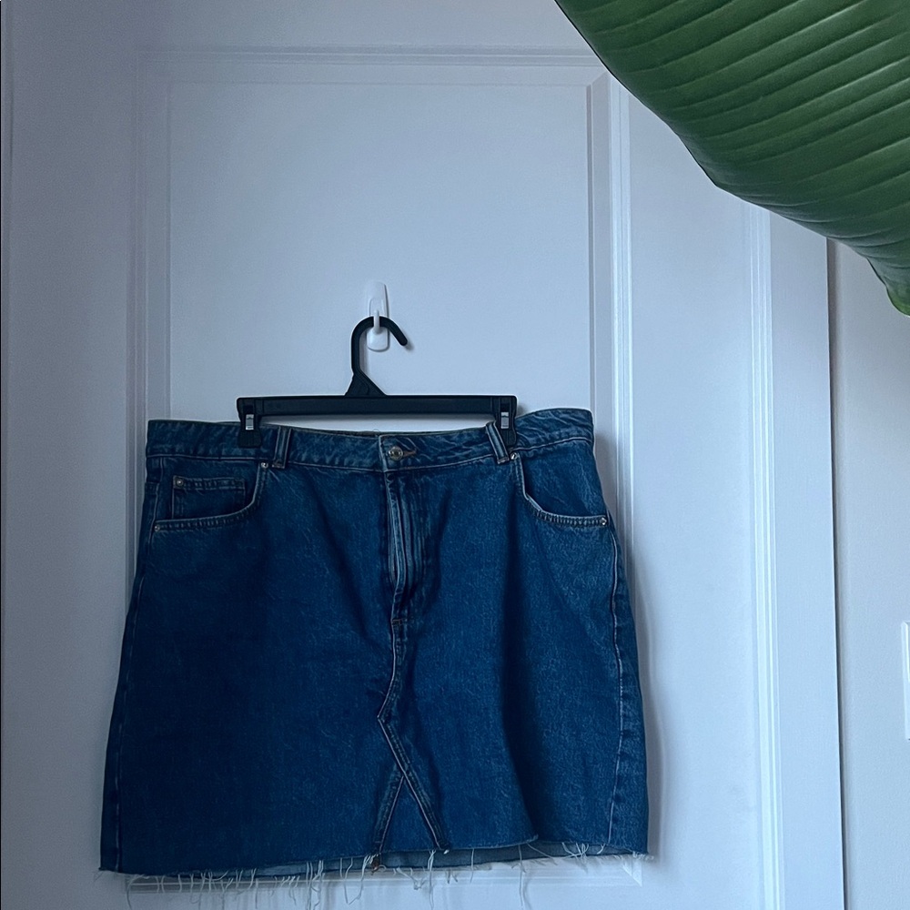 Denim Blue Mini Skirt